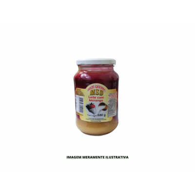 DOCE CASEIRO LEITE COM MORANGO MSB 680G